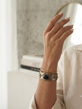 Artisan-Crafted Statement Cuff | Modern Heirloom Bracelet